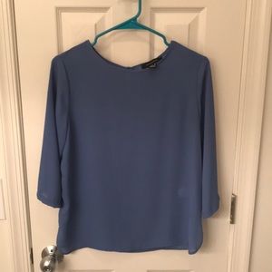 🆕 3/4 sleeve blue top